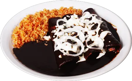Enchiladas Plate Enchiladas De Mole Png Mole Png