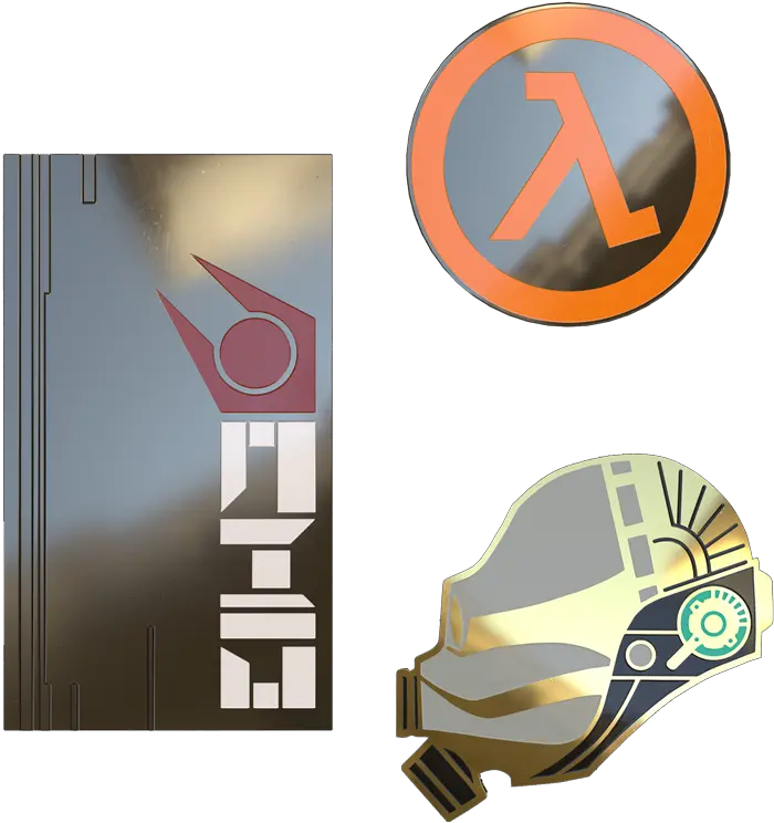 Half Half Life Pin Png Half Life Logo