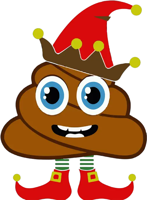 Elf Clipart Poop 5 Cartoon Elf Pooping Png Shit Emoji Png