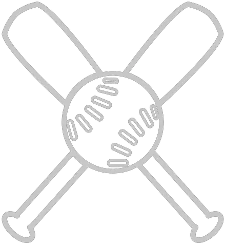 Baseball Bats Outline Logo Transparent 176082 Png Baseball And Bats Outline Baseball Bat Transparent