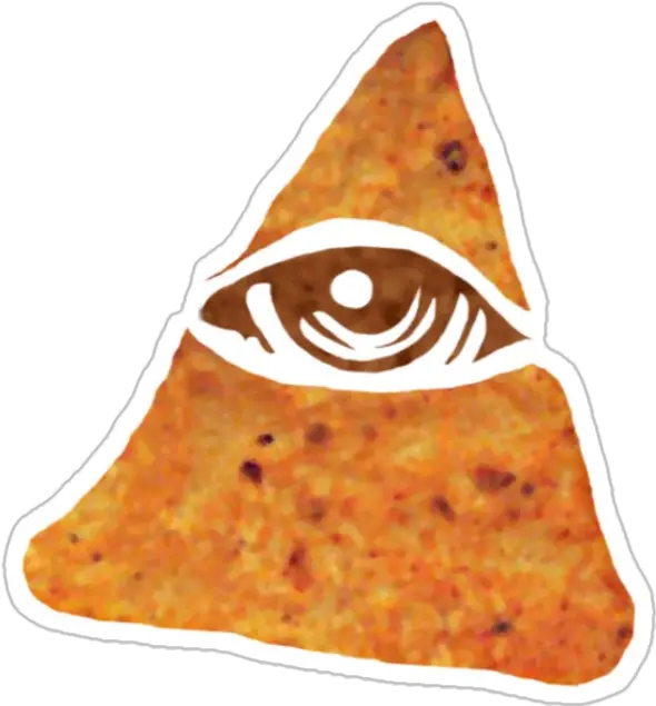 Doritos Iluminati Wtf Tumblr Sticker By Albert Dorito Chip Png Doritos Transparent Background
