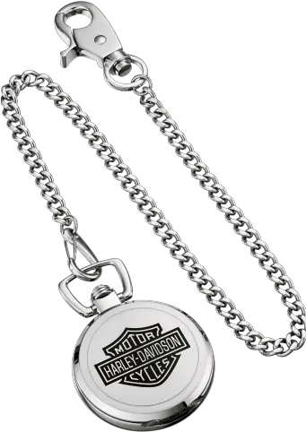 Harley Davidson Bulova Stainless Steel Harley Davidson Pocket Watch Png Harley Davidson Logo Black And White