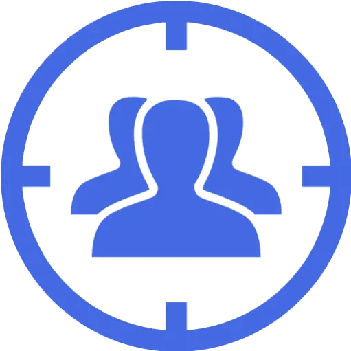 Royal Blue Target Audience Icon Icon Target Group Png Target Transparent Background