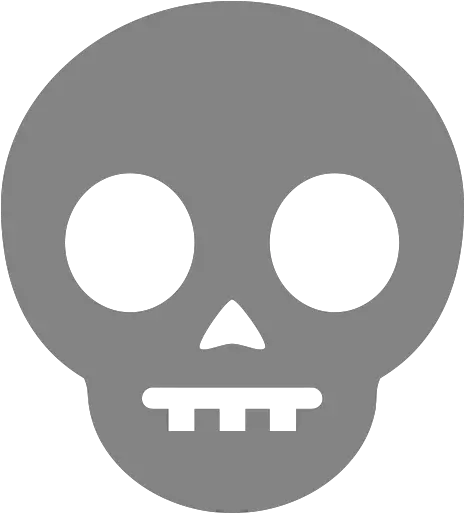 Skull Emoji For Facebook Email Sms Skull Emoji Silhouette Png Skull Emoji Transparent