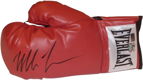 Mike Tyson Autographed Everlast Oz Of Boxing Gloves Did Mike Tyson Use Png Mike Tyson Png