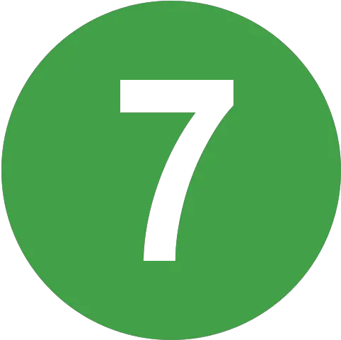 Fileeo Circle Green Number 7svg Wikimedia Commons Dot Png Number 7 Icon