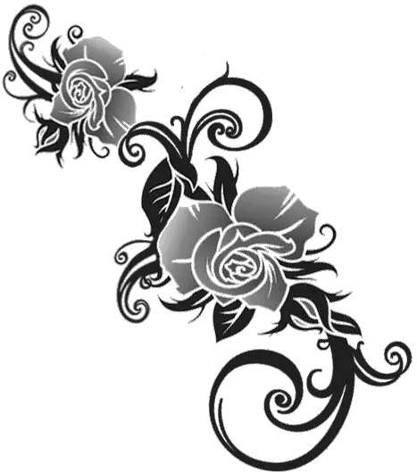 Rose Tattoo Transparent Background Png Tattoo Png Transparent Background Rose Tattoo Png