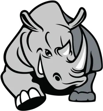 Download Rhino Vector Head Smiling Rhino Full Size Png Smile Rhino Rhino Png