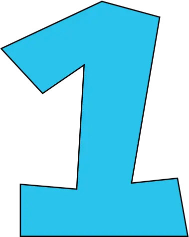 Blue Number 1 Clip Art Birthday Blue Number 1 Png Number One Png