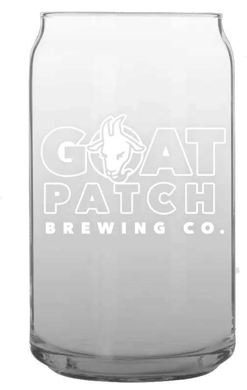 Goat Patch Beer Can Glass 16oz U2014 Colorado Springs Brewery Png Pint Icon