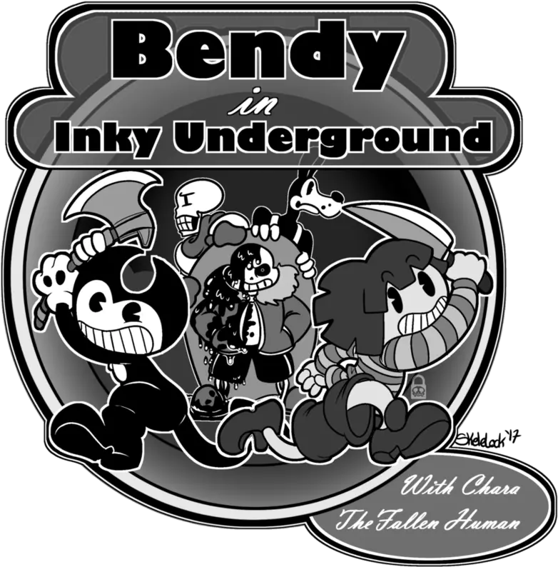Pin Illustration Png Bendy And The Ink Machine Logo