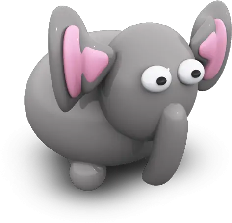 Cute Elephant Icon Png Clipart Image Png 3d Cartoon Elephant Elephant Icon