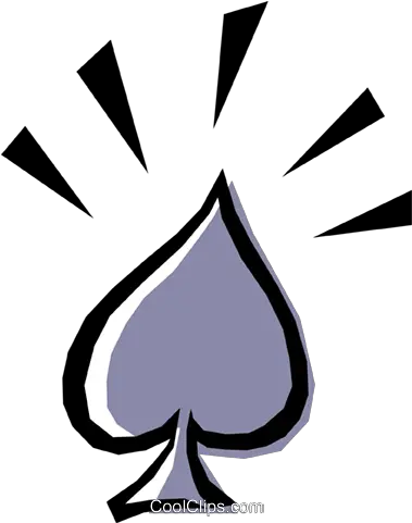 Spade Symbol Royalty Free Vector Clip Art Illustration Dot Png Spade Icon