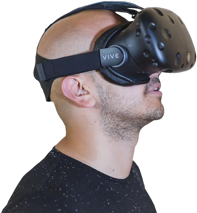 Vr Bald Guy Free Photo On Pixabay Guy With Vr Headset Png Vr Png