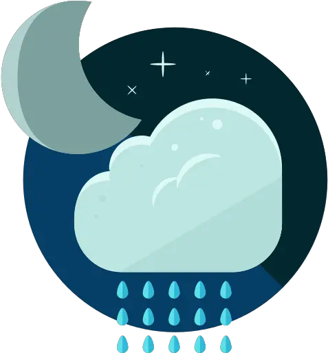 Rain Png Icon Night Rainy Weather Icon Rain Png Transparent