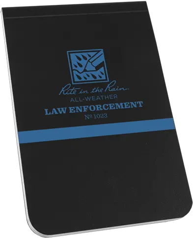 Rite In The Rain Thin Blue Line Notebook Rite In The Rain 1023 Law Enforcement Notebook Png Thin Blue Line Png