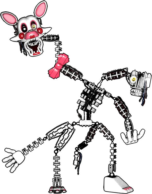 Download Mangle Transparent Fnaf Mangle Png Full Size Draw Mangle Full Body Fnaf Transparent