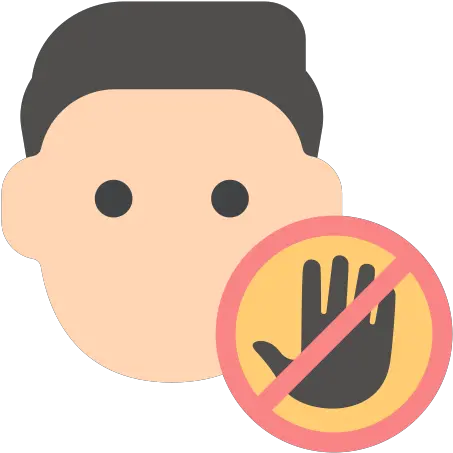 Covid Dont Touch Healthcare Protection Face Free Icon Jangan Sentuh Wajah Png Face Icon Transparent