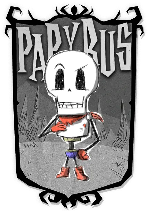 Steam Workshopundertale The Great Papyrus Don T Starve Together Mod Characters Png Undertale Papyrus Png