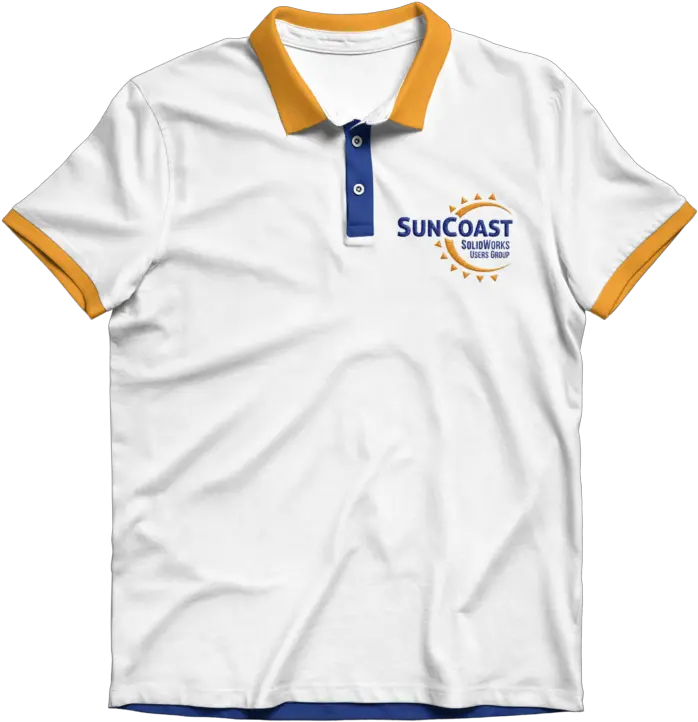 Suncoast Solidworks Logo Morandom Design Polo Shirt Png Solidworks Logo