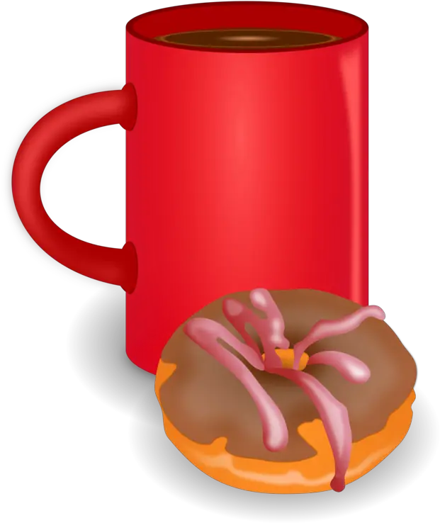 Png Clipart Royalty Free Svg Png Coffee And Donut Clipart Donut Clipart Png