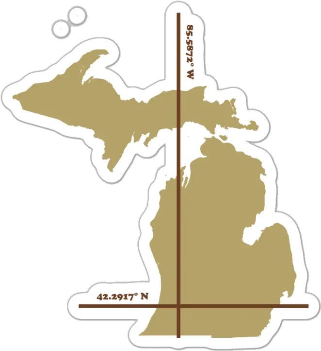 Wmu Western Michigan University Coordinates Sticker Coldest Places In Michigan Png University Of Michigan Logo Png