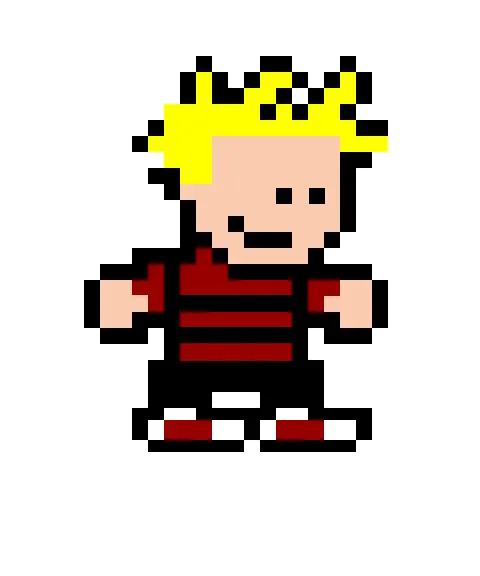 Download Hd Calvin 8 Bit Nes Sprite Video Game Sprite Png 8 Bit Game Sprite Png Nes Png