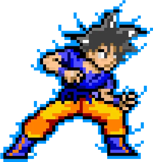 Ultra Instinct Goku Goku Pixel Art Ultra Instinct Png Ultra Instinct Goku Png
