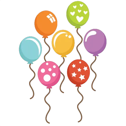 Birthday Balloon Clip Art Clipartsco Cute Balloon Clipart Png Birthday Balloons Png