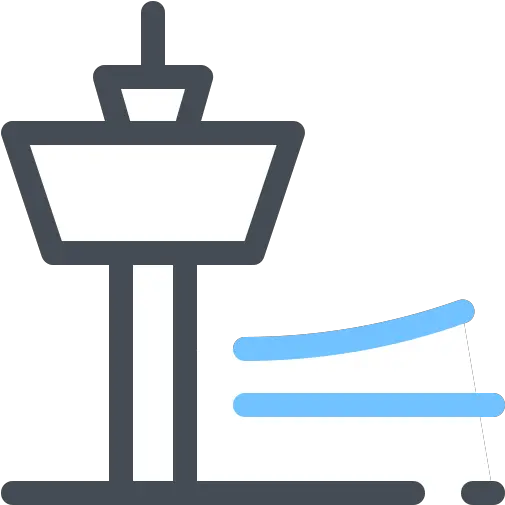 Airport Terminal Icon In Pastel Style Png Control Tower