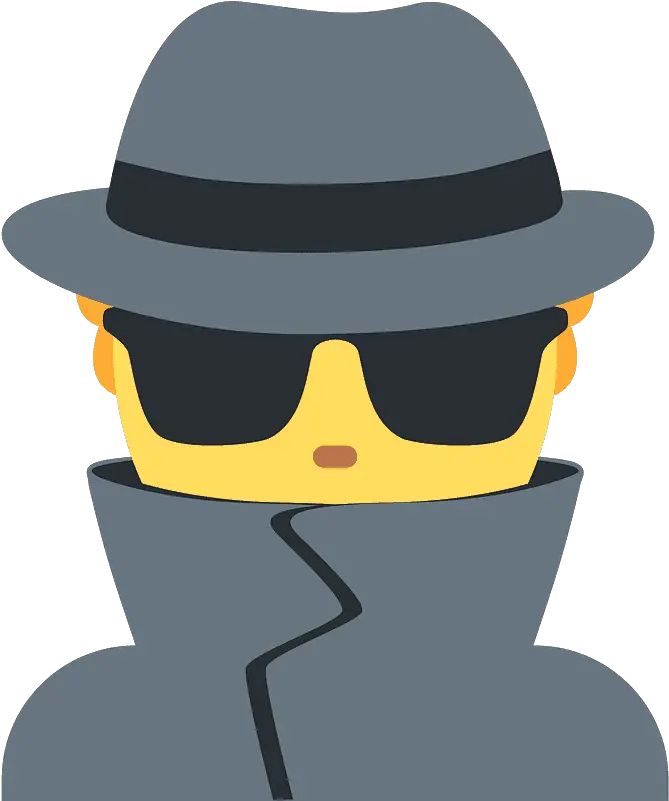 Man Detective Emoji Clipart Free Download Transparent Png Man Detective Emoji Detective Hat Png