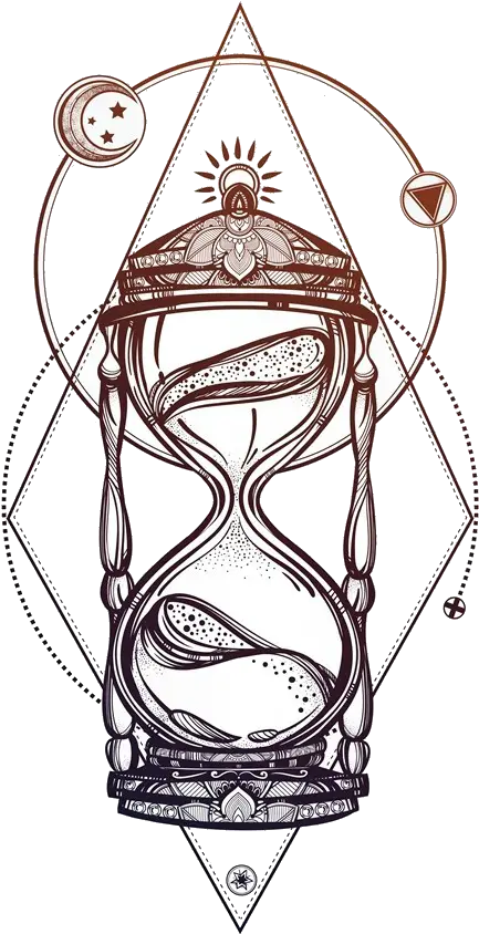 Hourglass Tattoo Designs Creative Hourglass Drawing Full Hourglass Drawing Design Png Tattoo Design Png