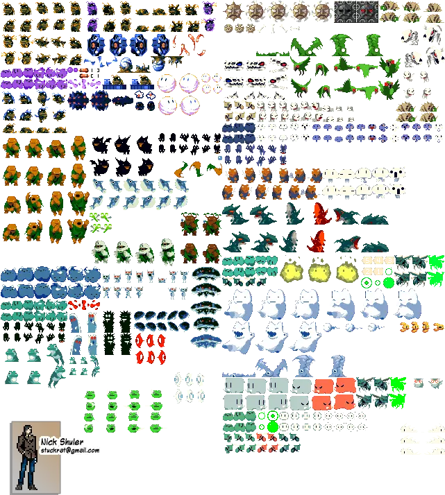 Download Enemy Sprites 2 Q Cave Story Sprite Sheet Png Cave Story Logo