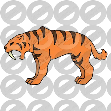 Saber Tooth Tiger Picture For Classroom Therapy Use Png Saber Png Icon