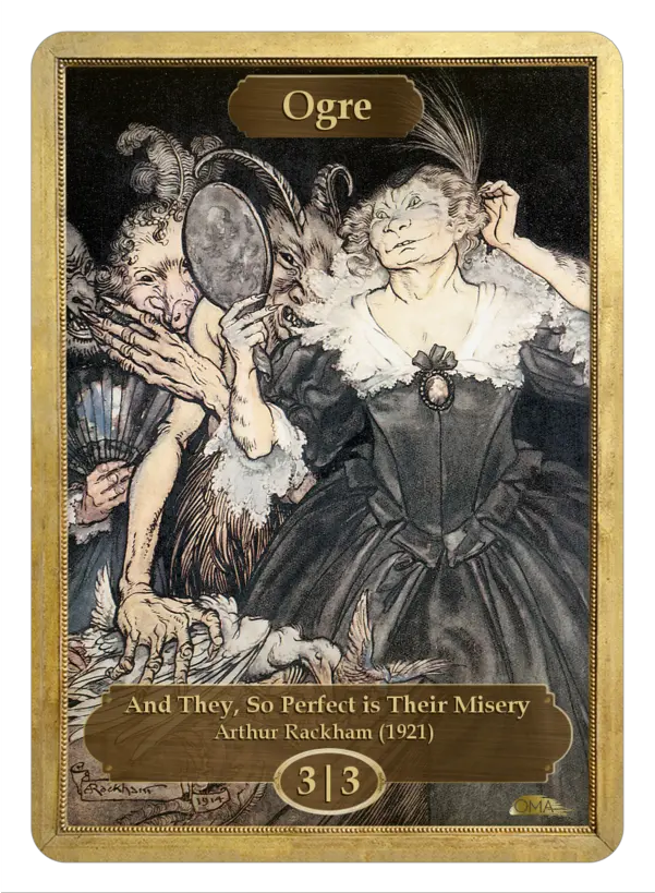 Ogre Token 33 By Arthur Rackham 3 3 Ogre Token Png Ogre Png