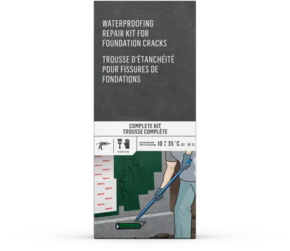 Waterproofing Repair Kit For Foundation Cracks Resisto Horizontal Png Transparent Cracks