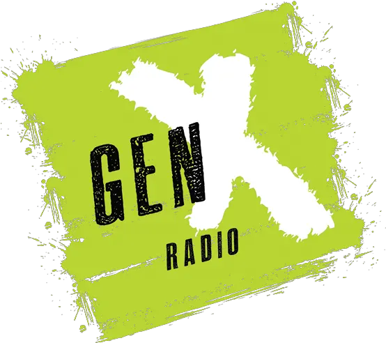 Listen To Gen X Radio Live Horizontal Png Iheart Radio Logo