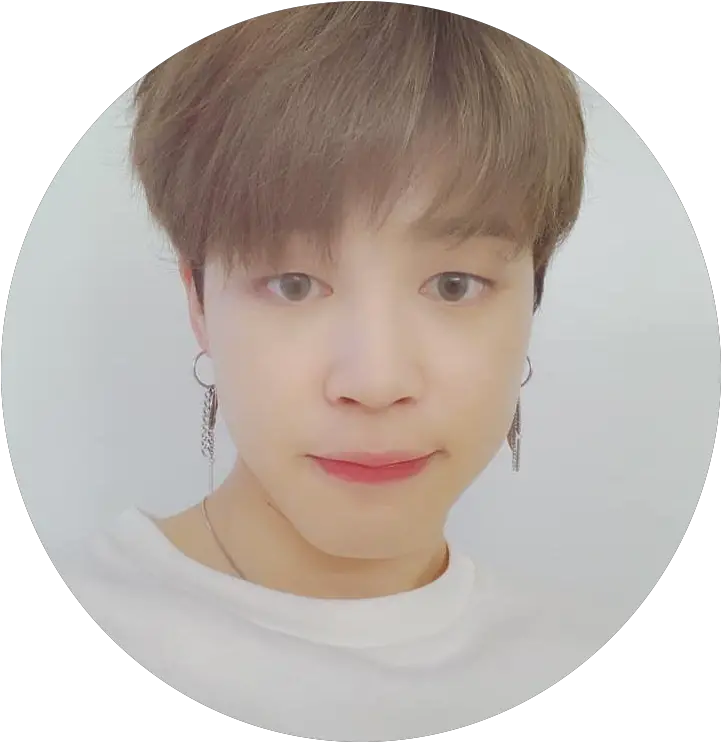 Jimin Circle Sticker Hair Design Png Jimin Circle Icon