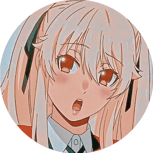 Aesthetic Anime Icon Pfp In 2020 Mary Kakegurui Transparent Png Aesthetic Anime Girl Icon