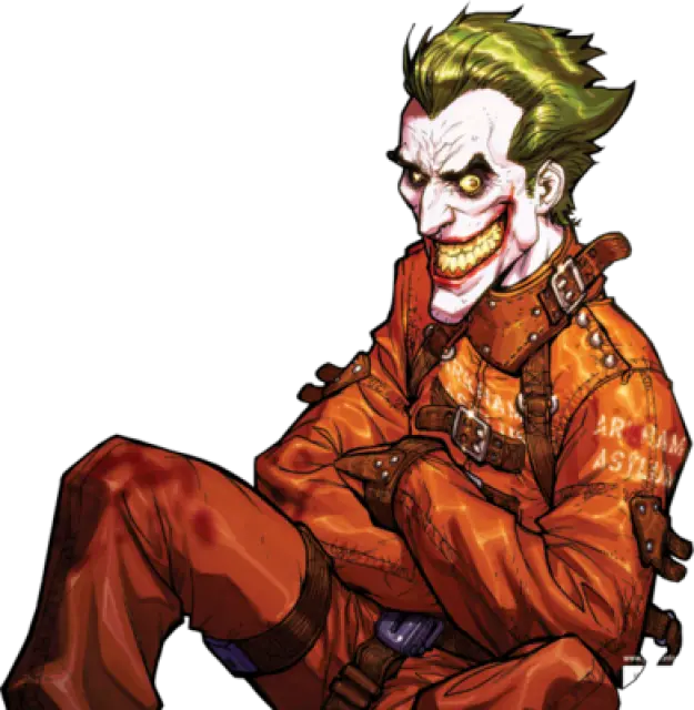 Joker Cartoon Png Official Psds Batman Arkham Asylum Joker Joker Smile Png