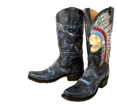 Cowboy Boots Cowboiy Boots With Skulls Png Cowboy Boots Transparent