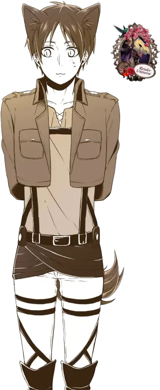 Shingeki No Kyojin Eren Jaeger Render Universe Fictional Character Png Eren Jaeger Transparent