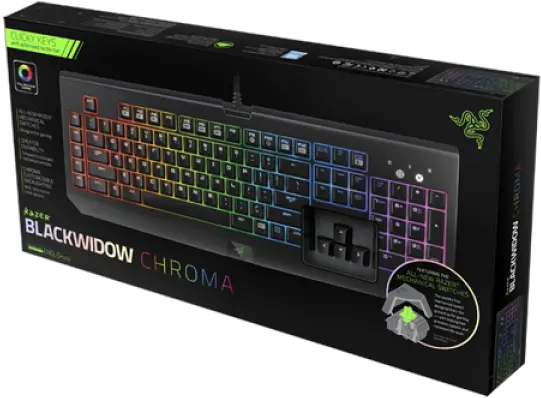 Razer Blackwidow Chroma Gaming Keyboard Razer Gaming Keyboard Box Png Razer Keyboard Png