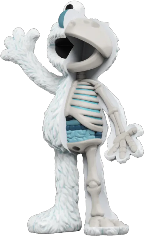 Life Size Xxray Elmo Snow Edition Mighty Jaxx Eskimo Edition Png Elmo Face Png