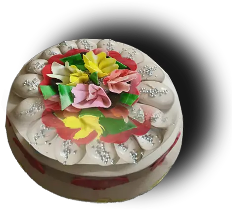 Happy Birthday Creamy Cake Heartpngcom Png Happy Birthday Cake Png