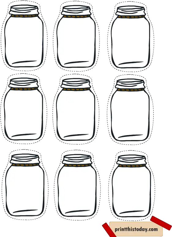 Mason Jar Tags For Homema Printable Mason Jar Tag Png Mason Jar Png