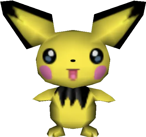 Nintendo 64 Pokemon Stadium 2 Pichu Png Pichu Transparent