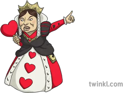 Queen Of Hearts 2 Illustration Twinkl Happy Png Cartoon Heart Png