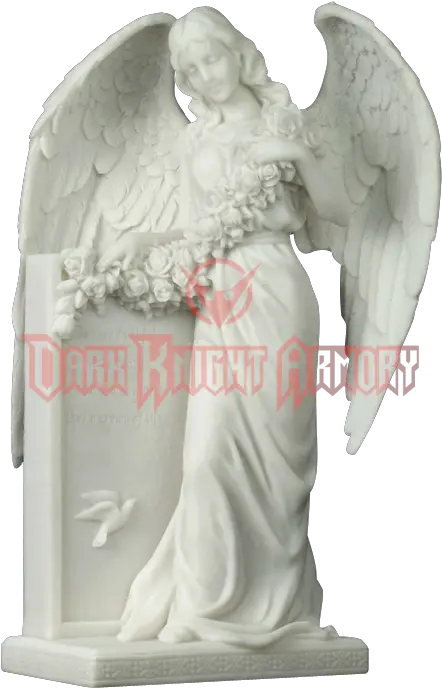 Statue Angel Of Grief Figurine Mourning Weeping Tombstone Angel Png Angel Statue Png