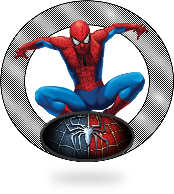 Spiderman Clipart Spiderman Cake Topper Printables Png Spiderman Printable Cake Toppers Spiderman Clipart Png